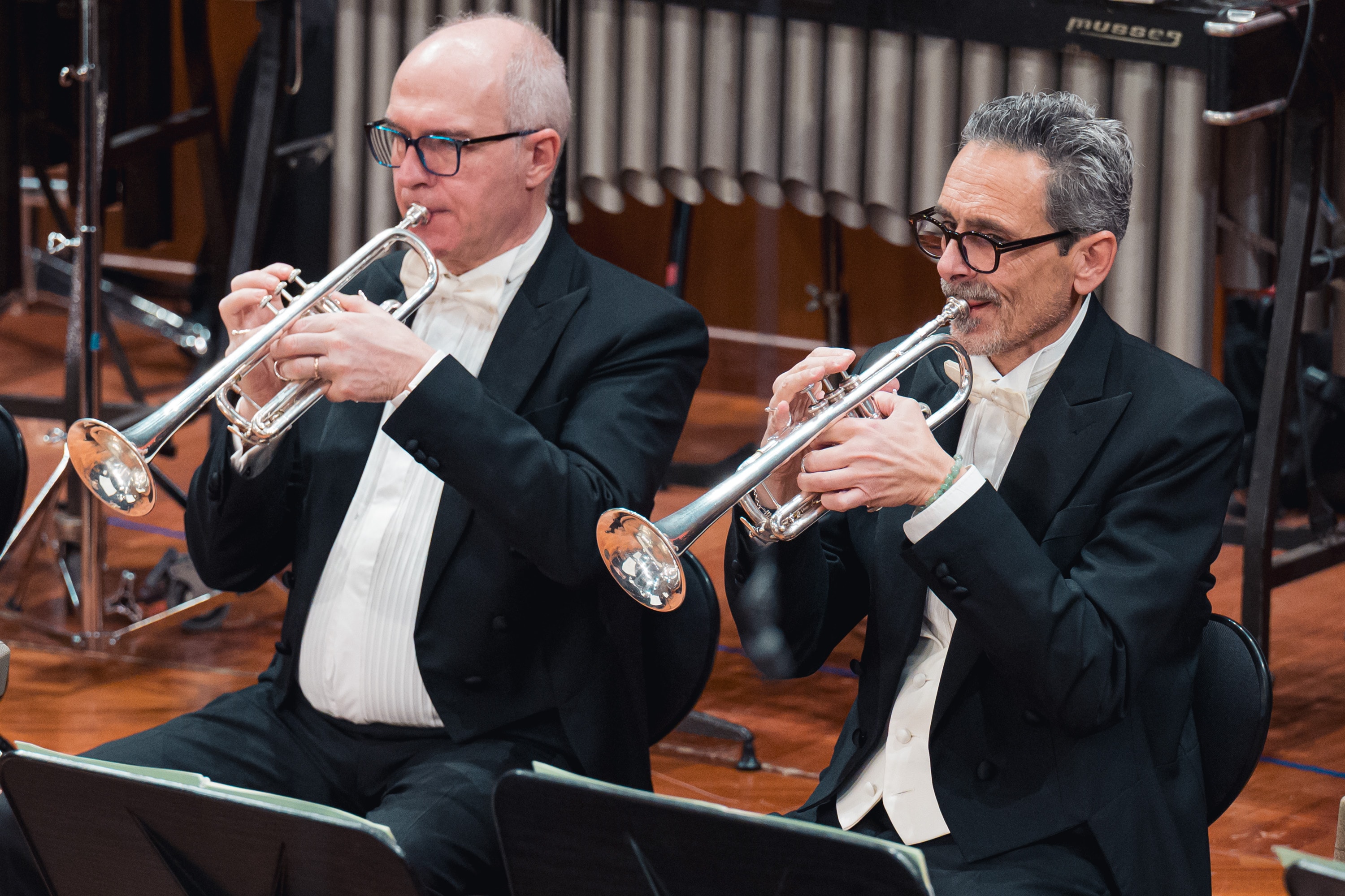 la colonna sonora di Vertigo, capolavoro cinematografico di Alfred Hitchcock, il Divertimento dal balletto Le baiser de la fée di Igor Stravinskij e la Sinfonia n. 6 in si minore op. 74 detta "Patetica" di Pëtr Il'ič Čajkovskij