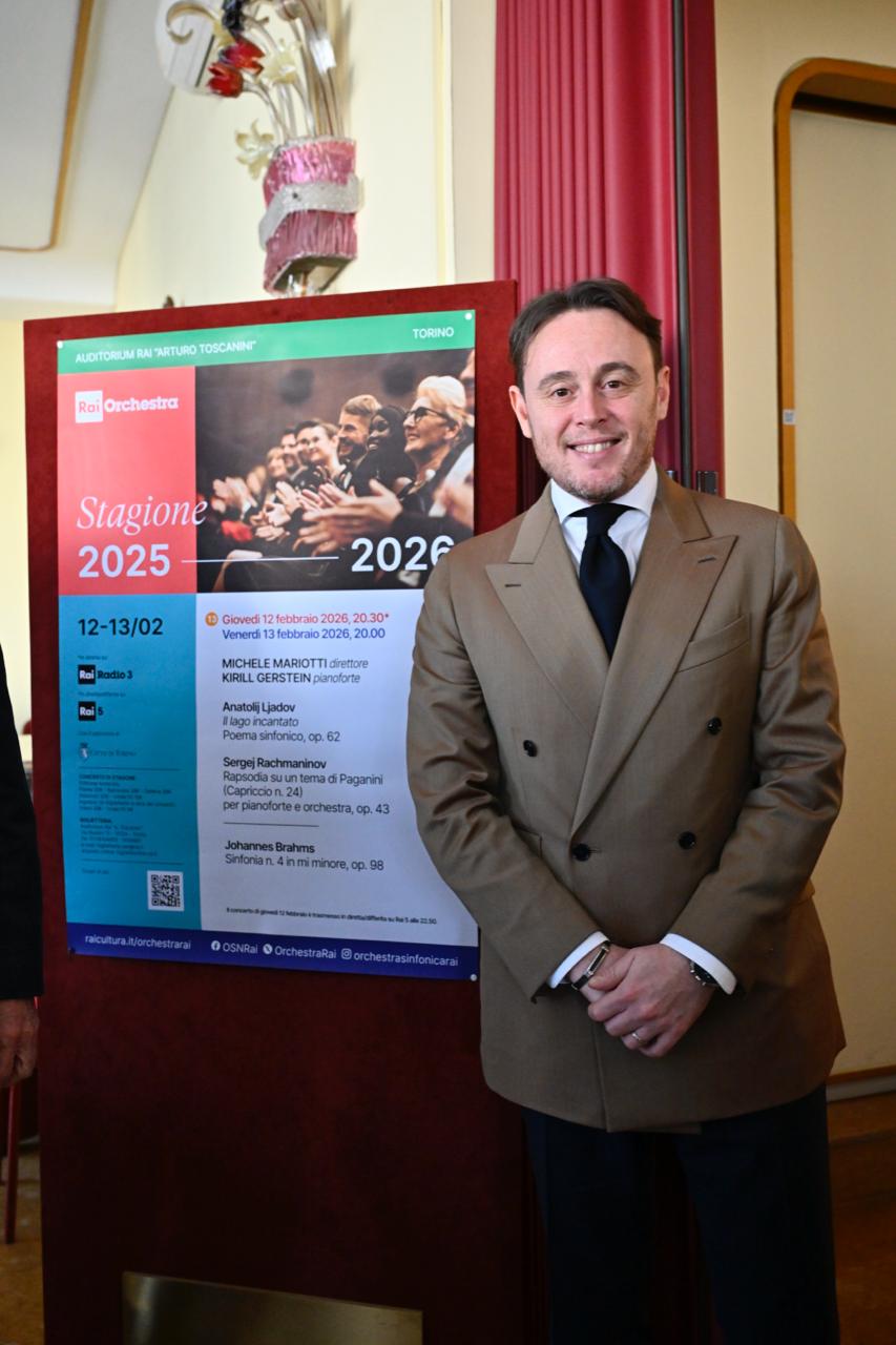 Conferenza Stampa per la nomina di Michele Mariotti a nuovo Direttore principale dell'OSN Rai