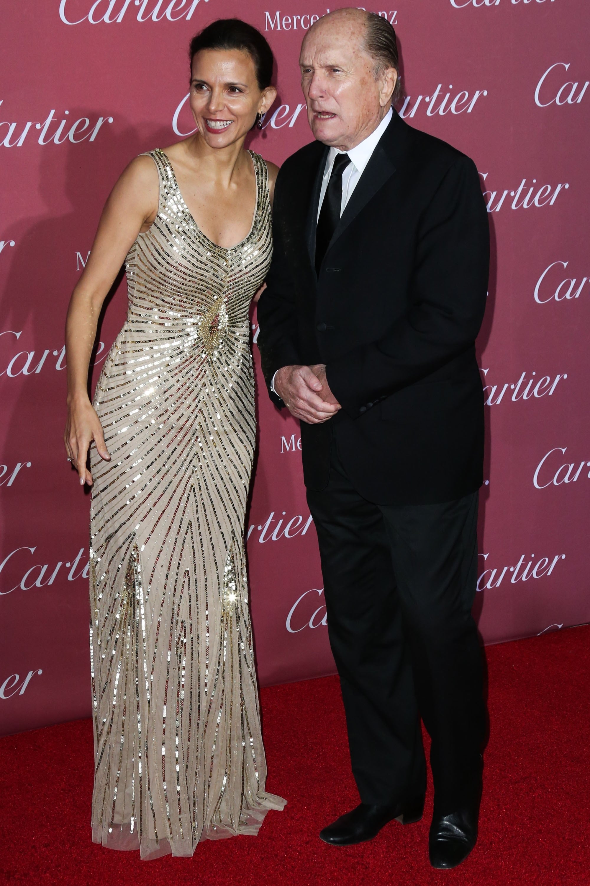 Duvall nel 2015 insieme alla quarta moglie, l'attrice Luciana Pedraza sposata nel 2005