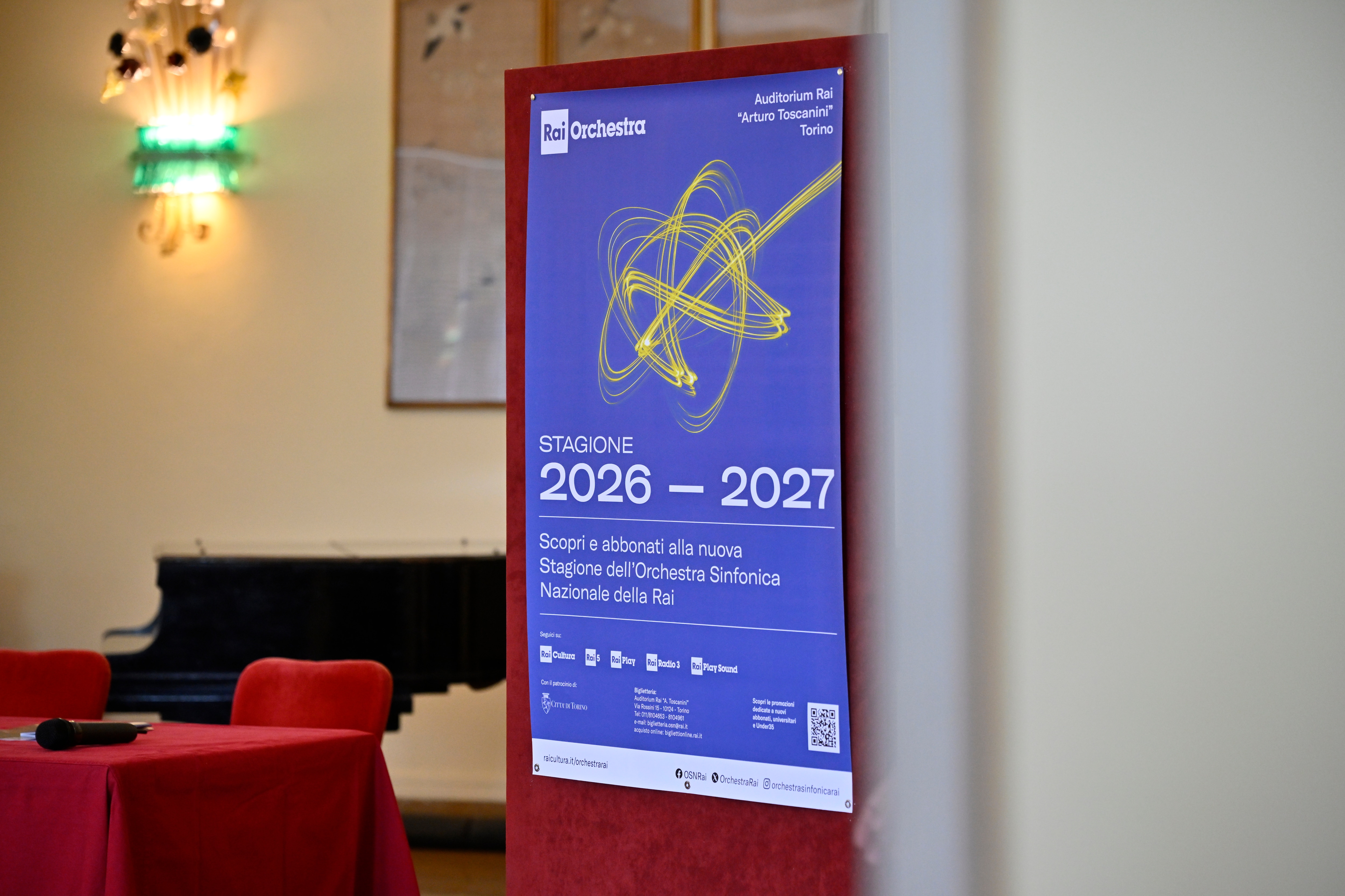 Le foto della Conferenza stampa, lancio Stagione 2026/2027 - Credits: DocServizi-SergioBertani/OSNRai