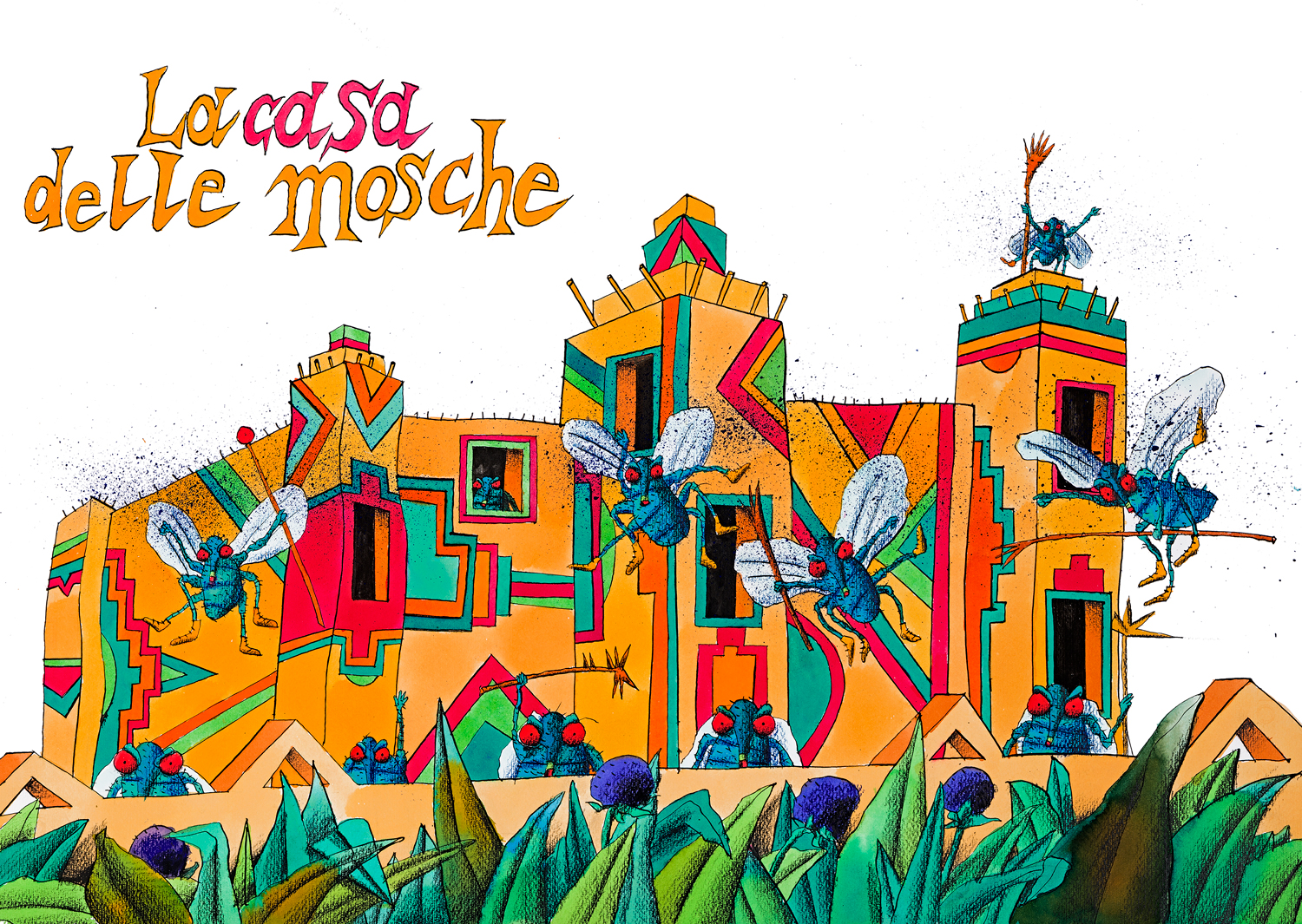Moscheide, di Teofilo Folengo, adattamento di Marco Taddei, illustrazioni di Federico Maggioni (Rrose Sélavy)