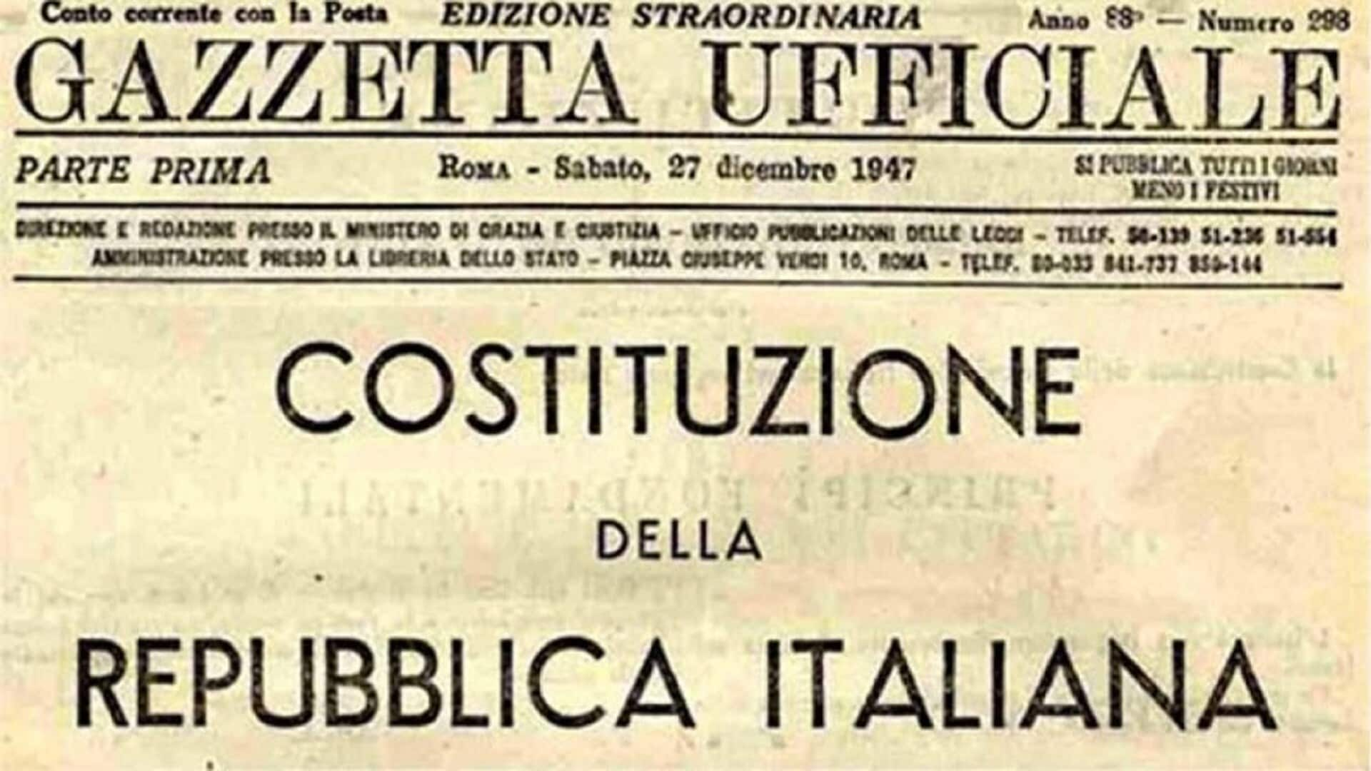 Genesi e attualità della Costituzione