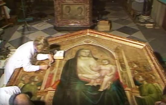 Il restauro della Madonna Ognissanti