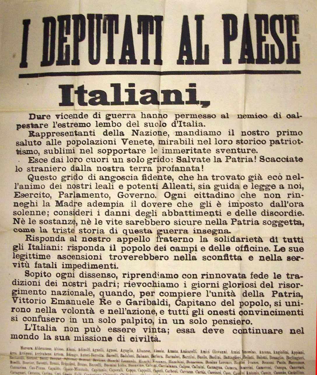 Appello al patriottismo