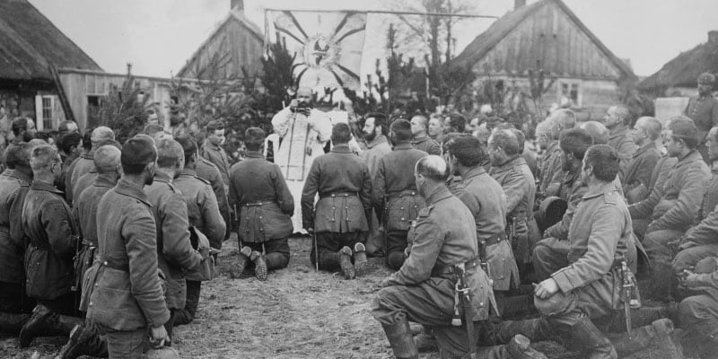 Messa per i soldati tedeschi