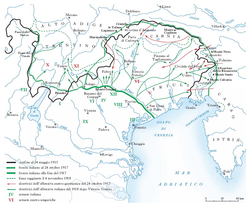 Mappa del fronte