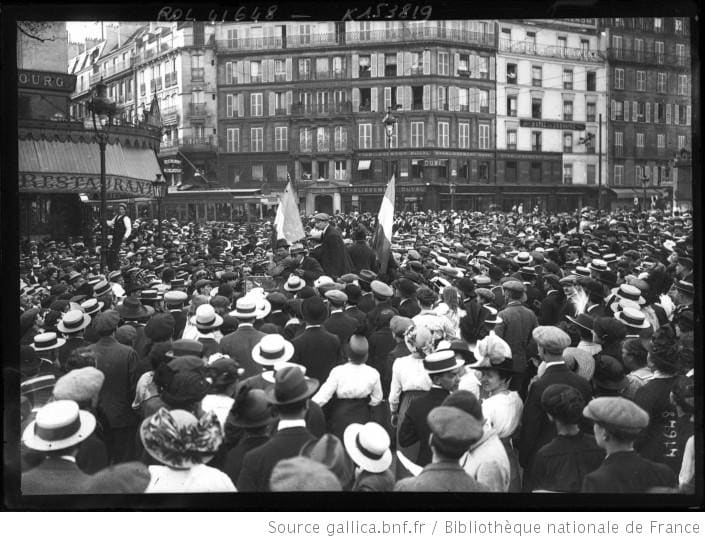 Parigi, durante la mobilitazione
